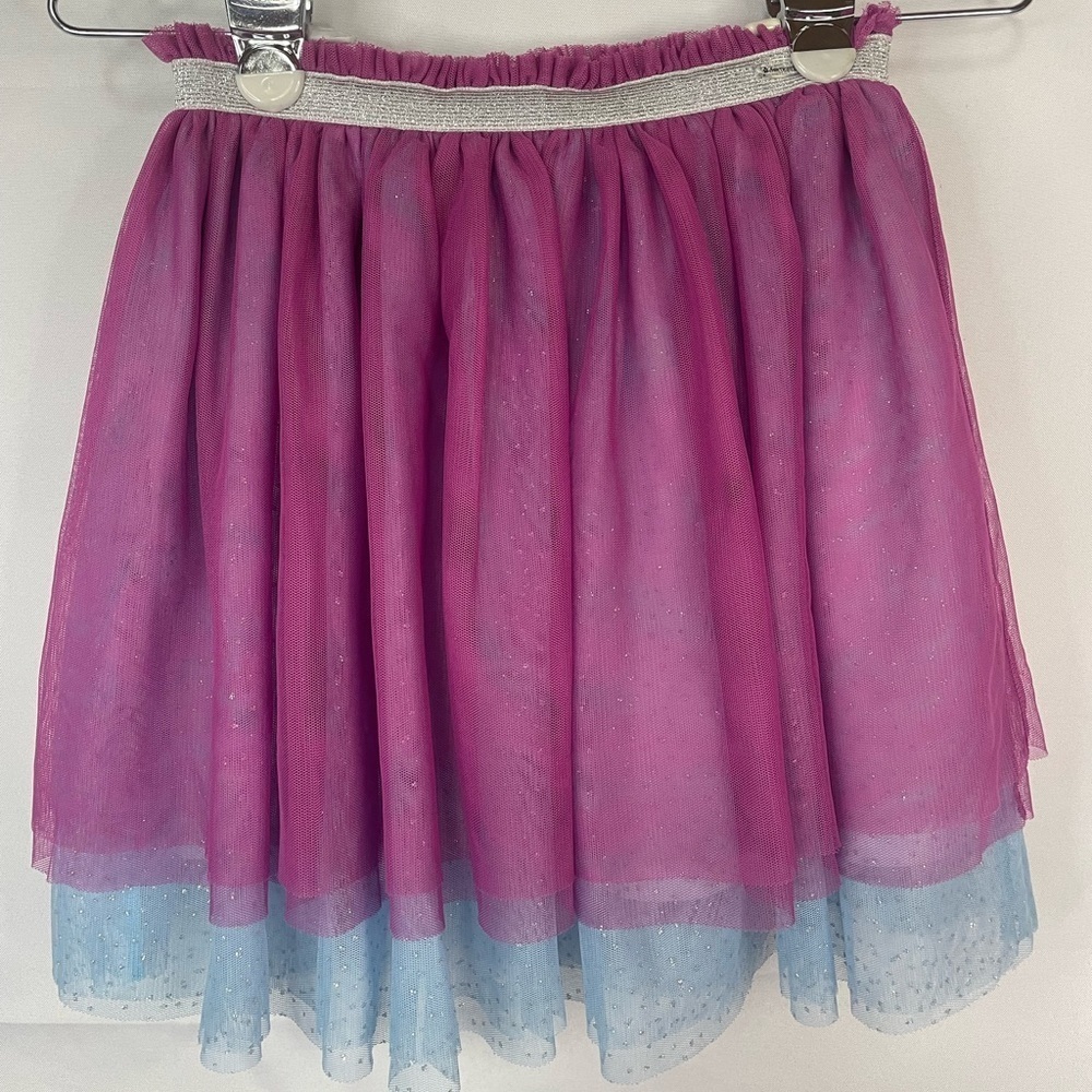 American Girl Doll purple and blue tutu. Multi teared with an elastic waist!